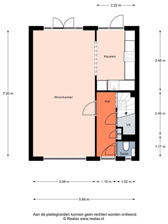 Floorplan - Rikkert Jacobstraat 7, 3752 EB Bunschoten-Spakenburg